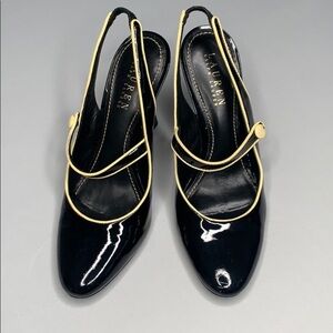 Ralph Lauren Size 6.5 patent leather shoes